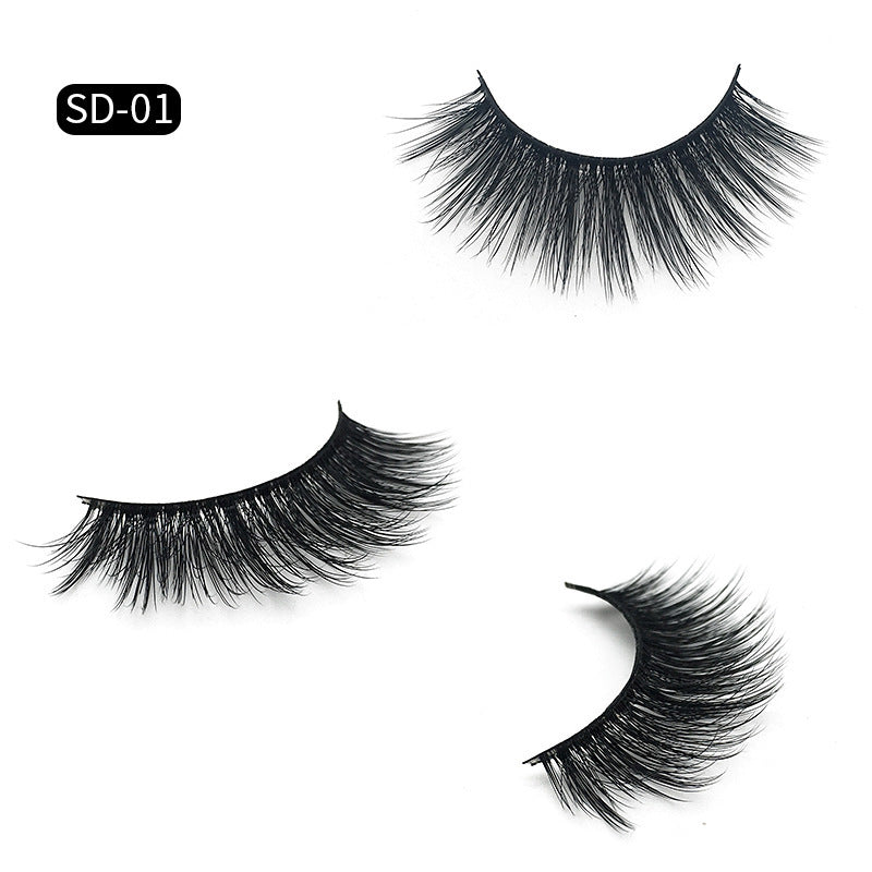 3D Exaggerated Mink Eyelashes – 25mm Bold & Fluffy Glam Lashes