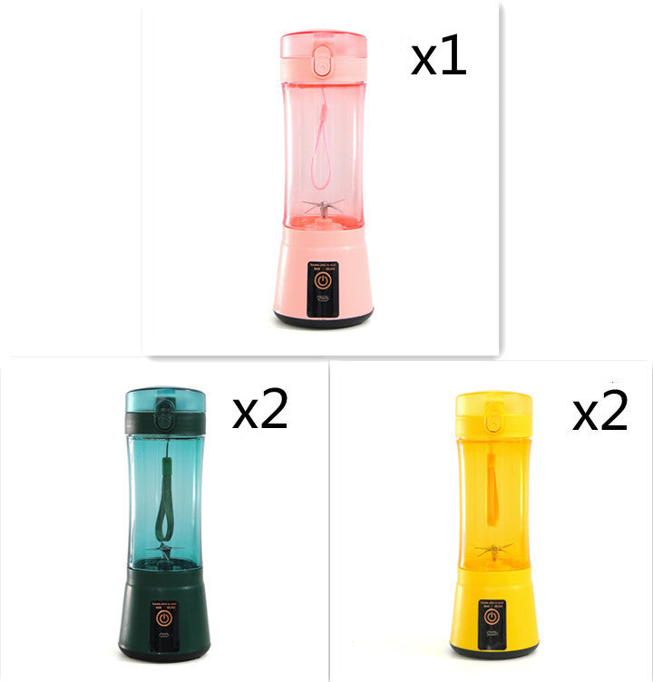 Portable Electric Fruit Juicer – USB Rechargeable Mini Smoothie Blender