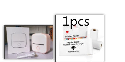 Portable Mini Thermal Label Printer – Bluetooth Sticker Maker & Photo Printer for Home, School & Office Use