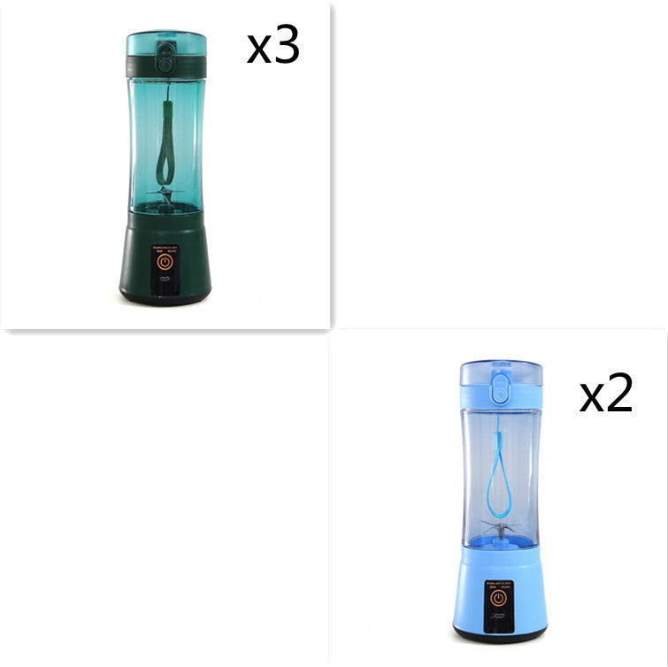 Portable Electric Fruit Juicer – USB Rechargeable Mini Smoothie Blender