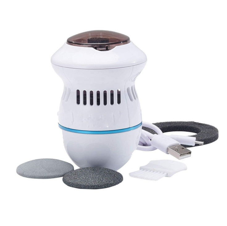 Multifunctional Electric Foot File Grinder – Rechargeable Callus Remover with Vacuum System for Smooth Feet
