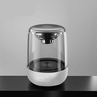 Portable Bluetooth Speaker with LED Lights - Wireless Speaker with Powerful Bass and Radio