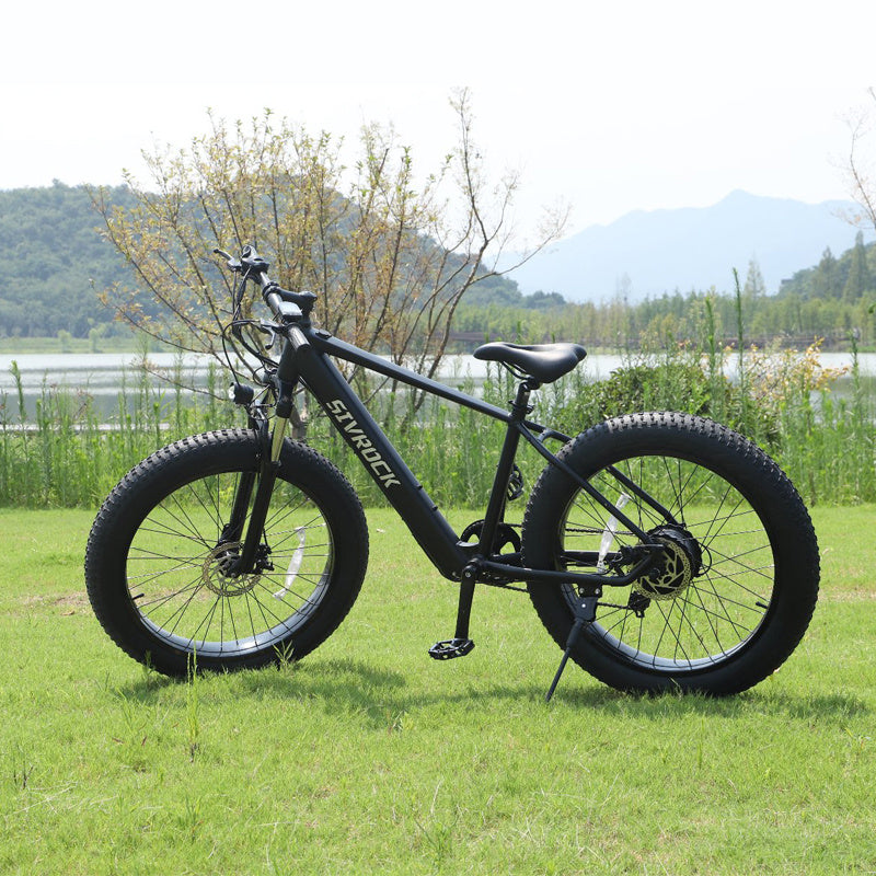 Professional 1000W Fat Tire Electric Mountain Bike – 26" x 4.0" Tires, 48V 15Ah Battery, UL & GCC Certified