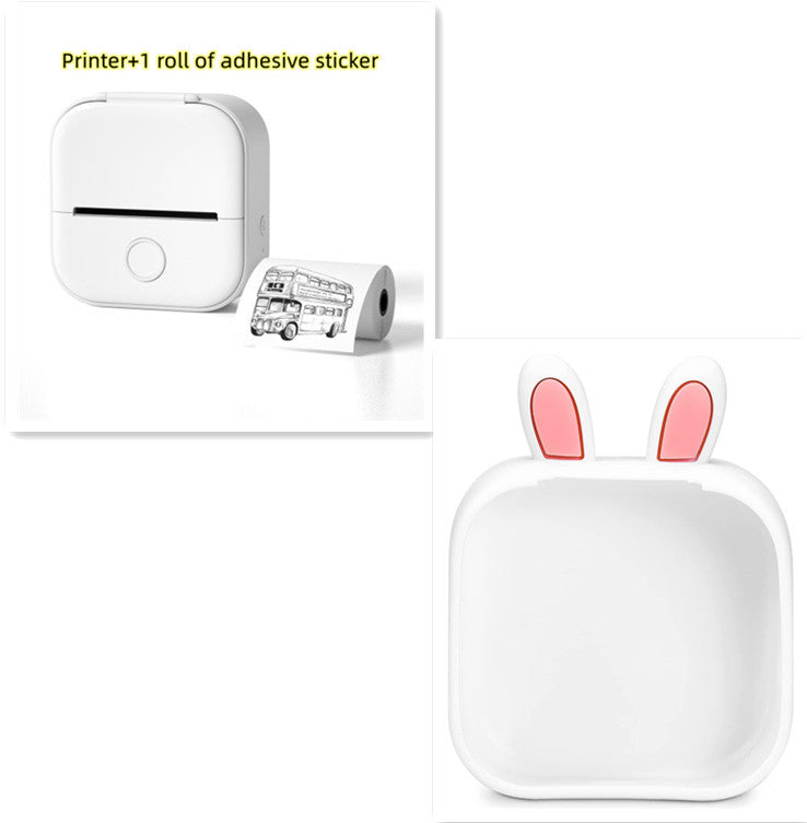 Portable Mini Thermal Label Printer – Bluetooth Sticker Maker & Photo Printer for Home, School & Office Use