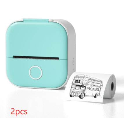 Portable Mini Thermal Label Printer – Bluetooth Sticker Maker & Photo Printer for Home, School & Office Use