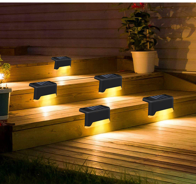 Fashion Outdoor Solar Courtyard Stair Light – Waterproof LED Step Lighting for Garden & Pathway