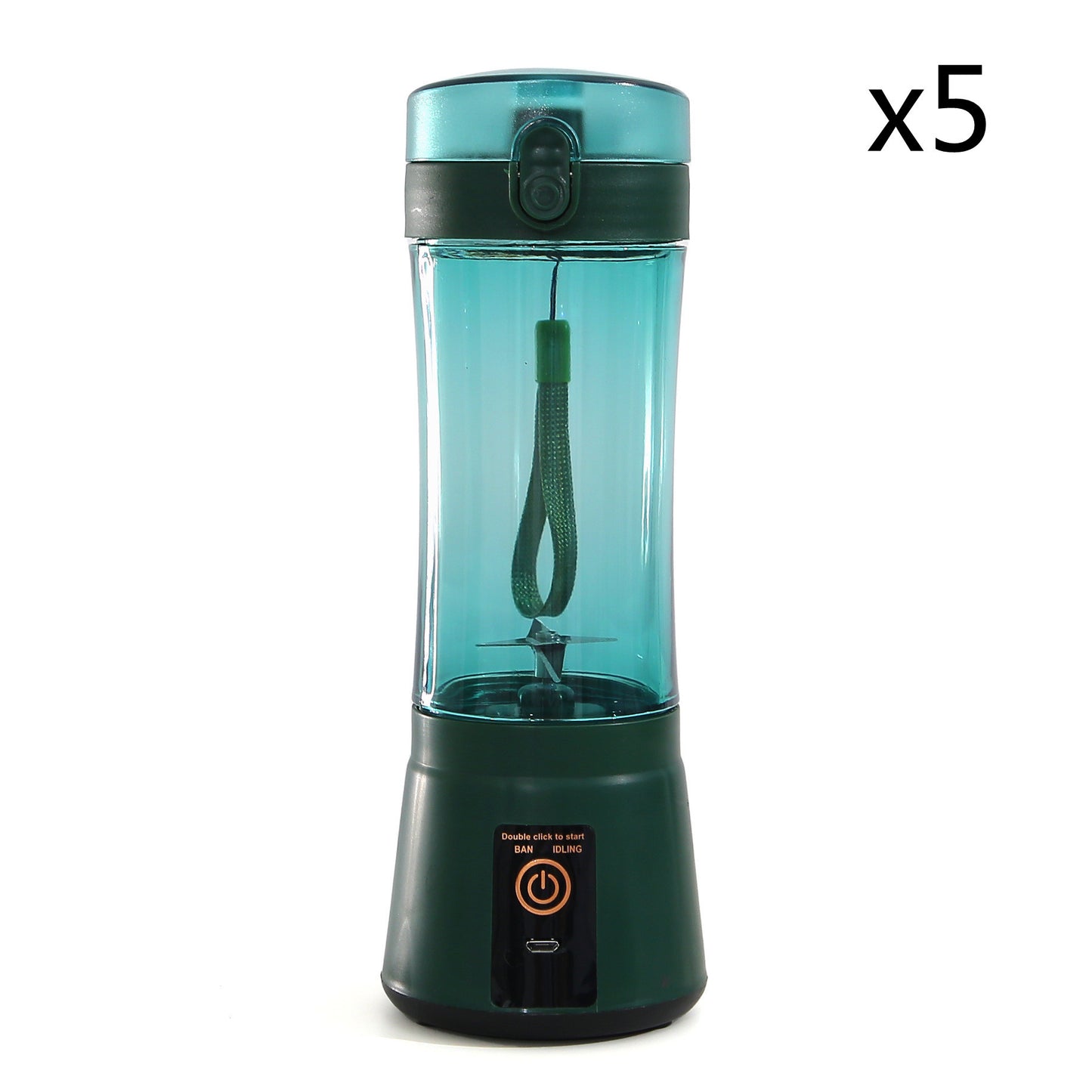 Portable Electric Fruit Juicer – USB Rechargeable Mini Smoothie Blender