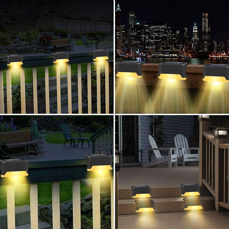 Fashion Outdoor Solar Courtyard Stair Light – Waterproof LED Step Lighting for Garden & Pathway