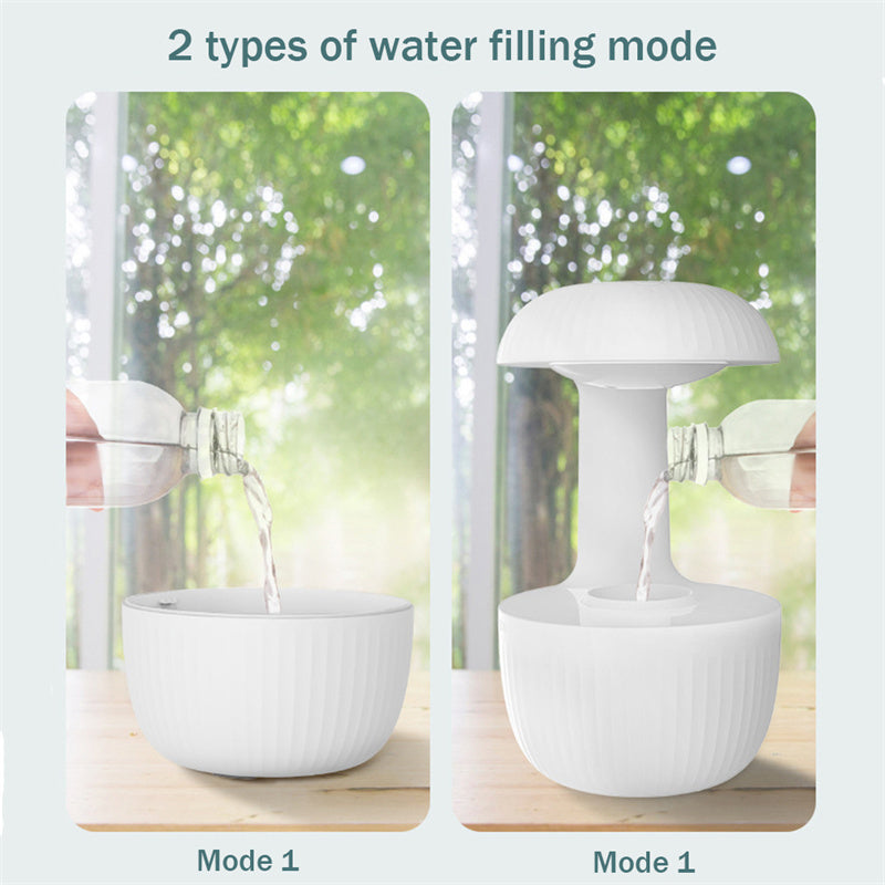 Anti-Gravity Air Humidifier – Levitating Water Drop Cool Mist Maker for Relaxation & Home Aesthetic