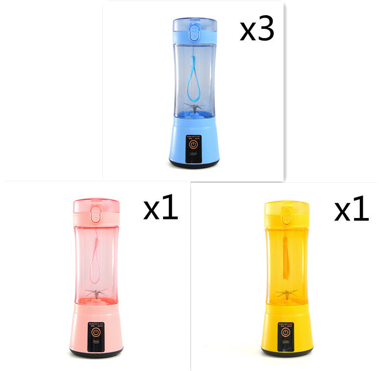 Portable Electric Fruit Juicer – USB Rechargeable Mini Smoothie Blender