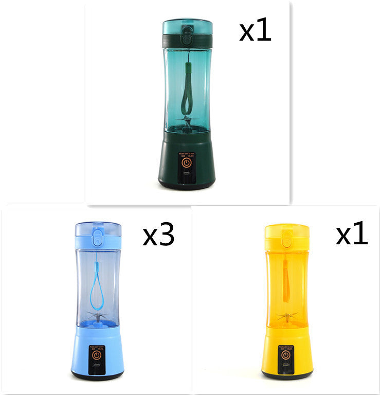 Portable Electric Fruit Juicer – USB Rechargeable Mini Smoothie Blender