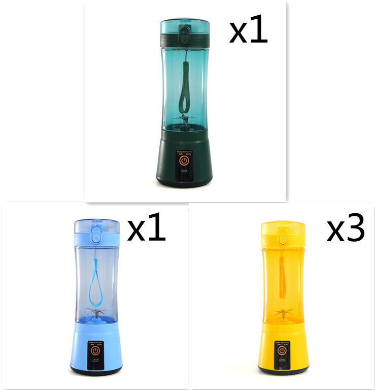 Portable Electric Fruit Juicer – USB Rechargeable Mini Smoothie Blender