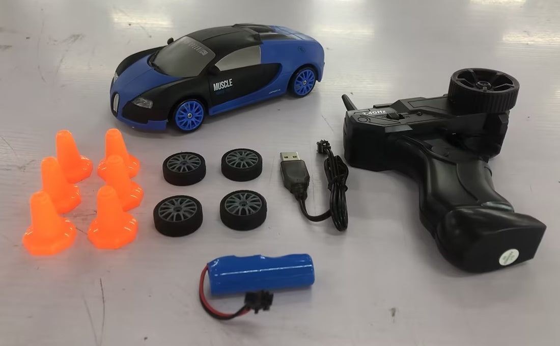 2.4GHz 4WD RC Drift Car – 1:24 Scale Remote Control GTR AE86 Model with LED Lights