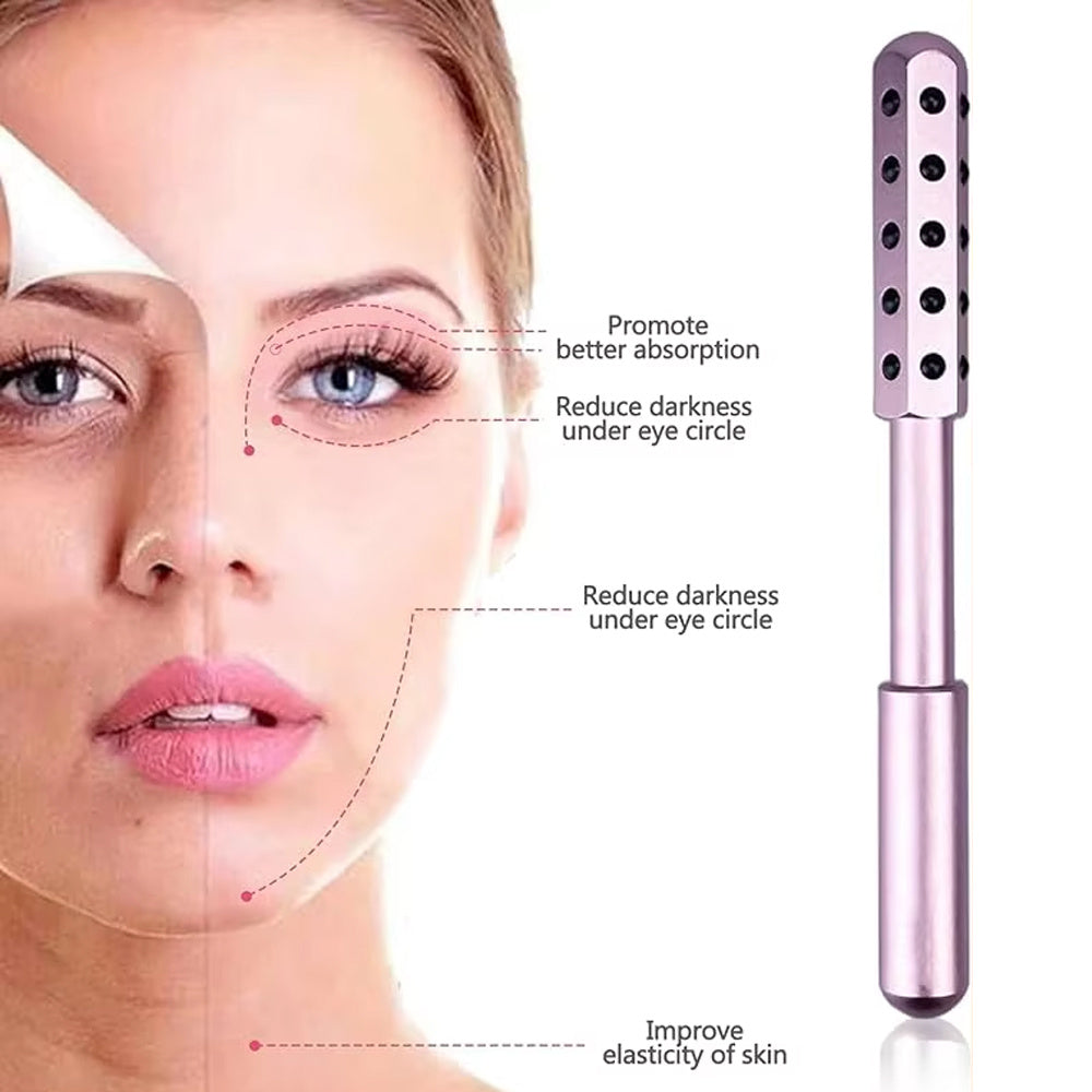 30 Germanium Beauty Stick Facial Roller & Anti-Wrinkle Face Massage Wand