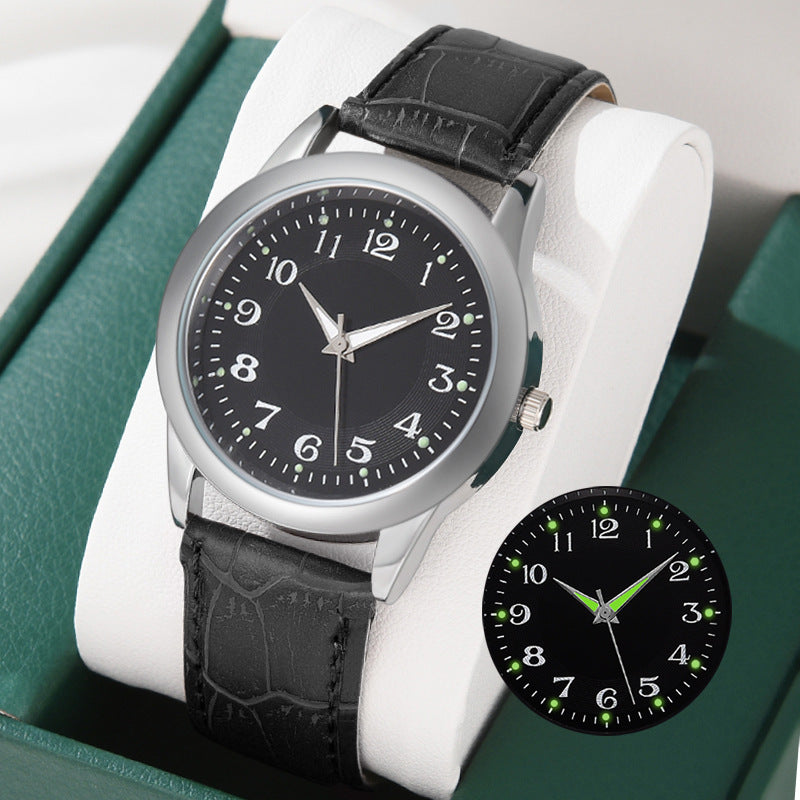 Men's Business Quartz Watch with Roman Numerals – Classic Analog Wristwatch