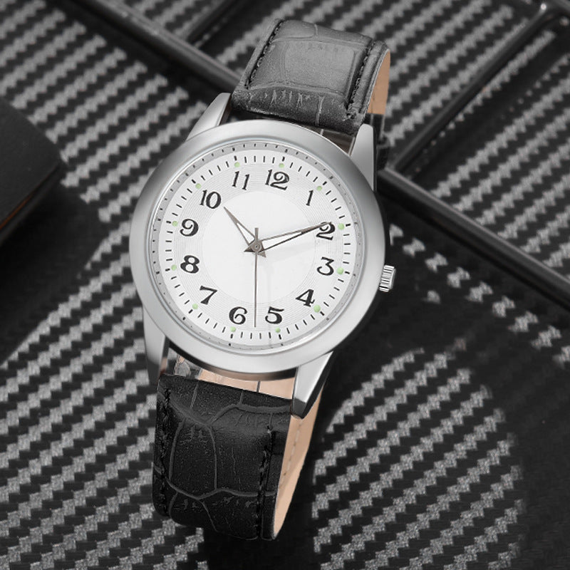 Men's Business Quartz Watch with Roman Numerals – Classic Analog Wristwatch