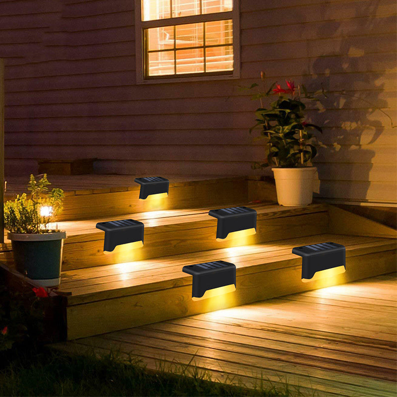 Fashion Outdoor Solar Courtyard Stair Light – Waterproof LED Step Lighting for Garden & Pathway