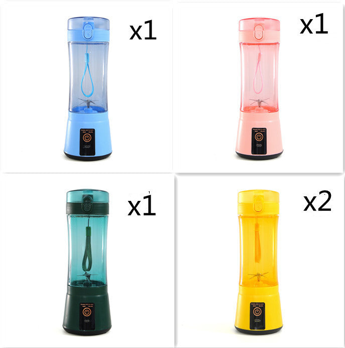 Portable Electric Fruit Juicer – USB Rechargeable Mini Smoothie Blender