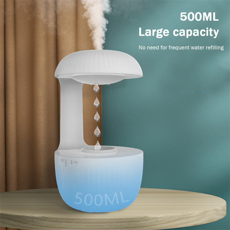 Anti-Gravity Air Humidifier – Levitating Water Drop Cool Mist Maker for Relaxation & Home Aesthetic