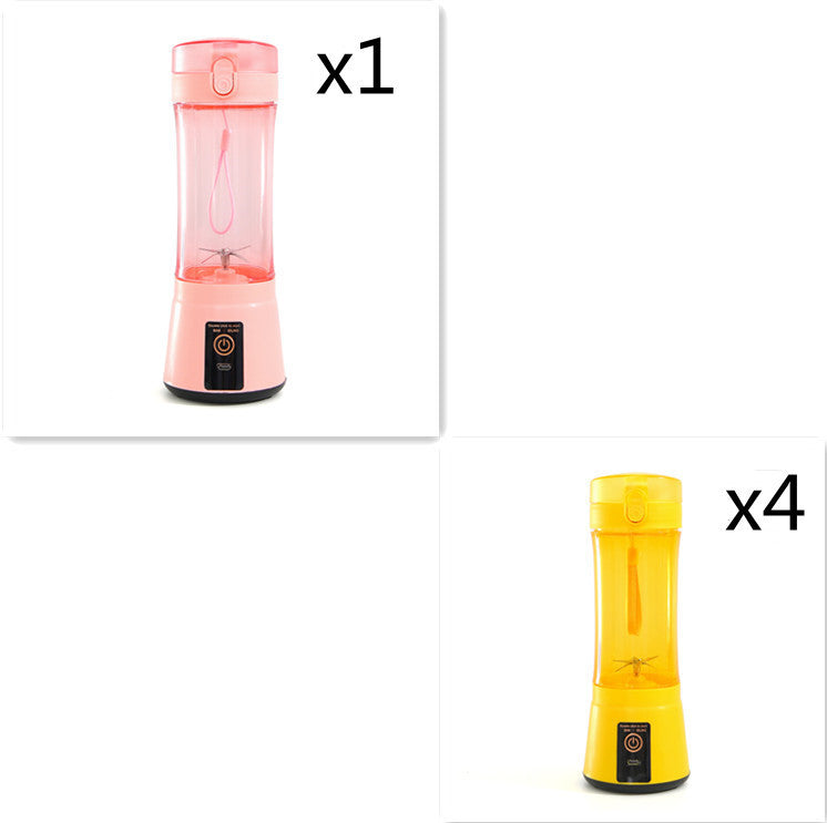Portable Electric Fruit Juicer – USB Rechargeable Mini Smoothie Blender