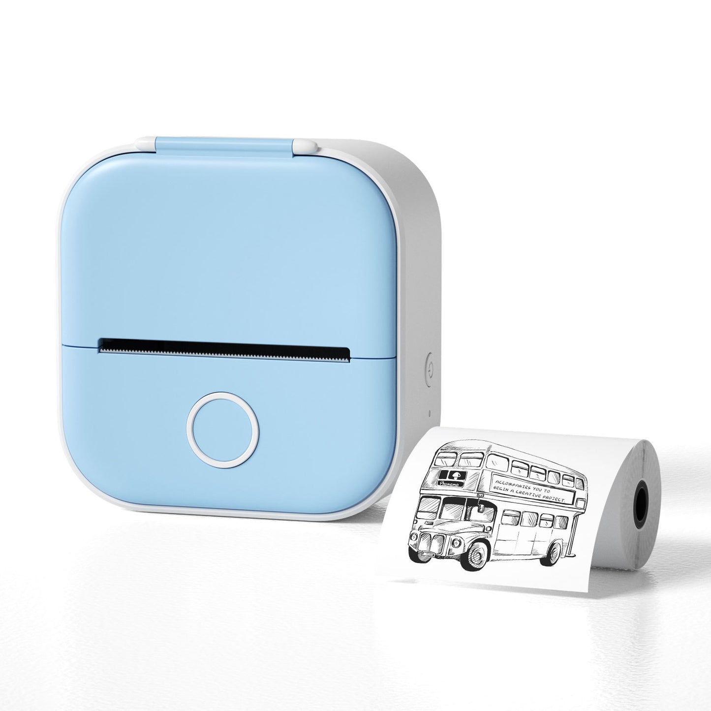Portable Mini Thermal Label Printer – Bluetooth Sticker Maker & Photo Printer for Home, School & Office Use