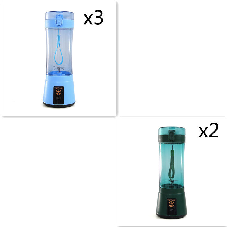 Portable Electric Fruit Juicer – USB Rechargeable Mini Smoothie Blender