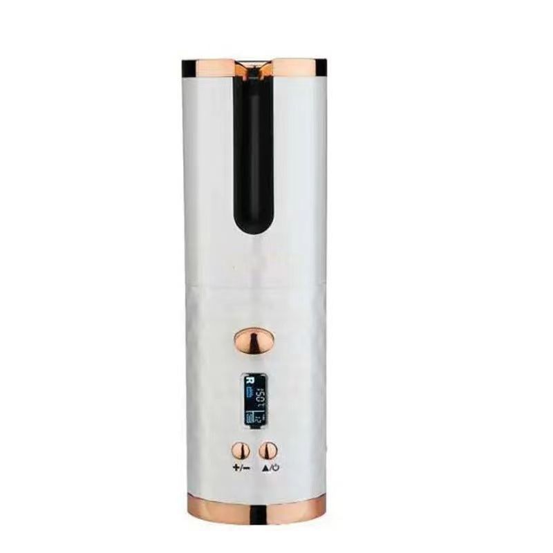 Multifunctional Automatic Wireless Curling Iron – Cordless, USB Rechargeable, LCD Display