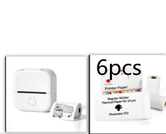 Portable Mini Thermal Label Printer – Bluetooth Sticker Maker & Photo Printer for Home, School & Office Use