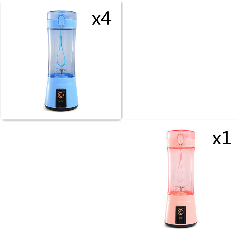 Portable Electric Fruit Juicer – USB Rechargeable Mini Smoothie Blender