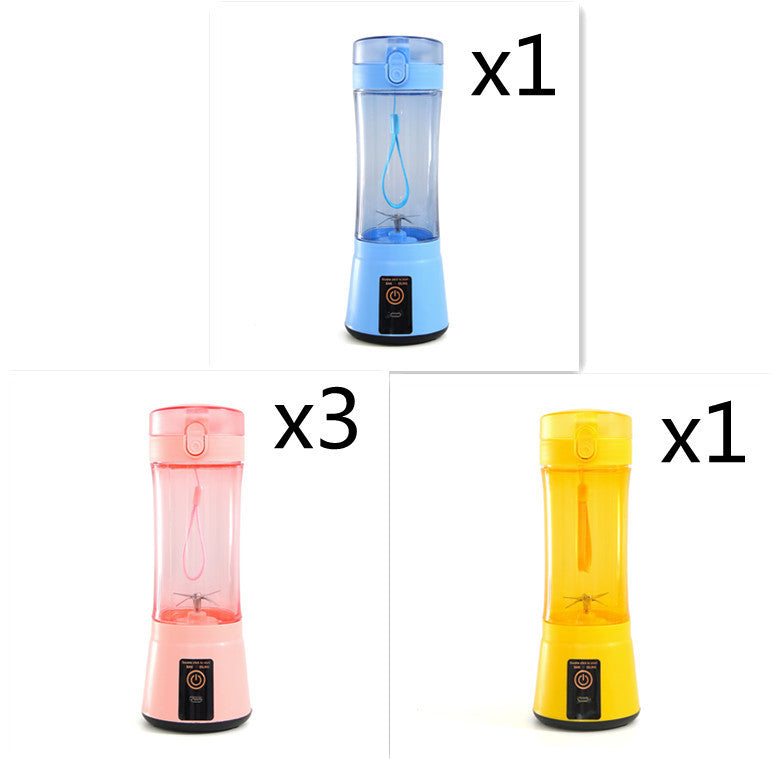 Portable Electric Fruit Juicer – USB Rechargeable Mini Smoothie Blender