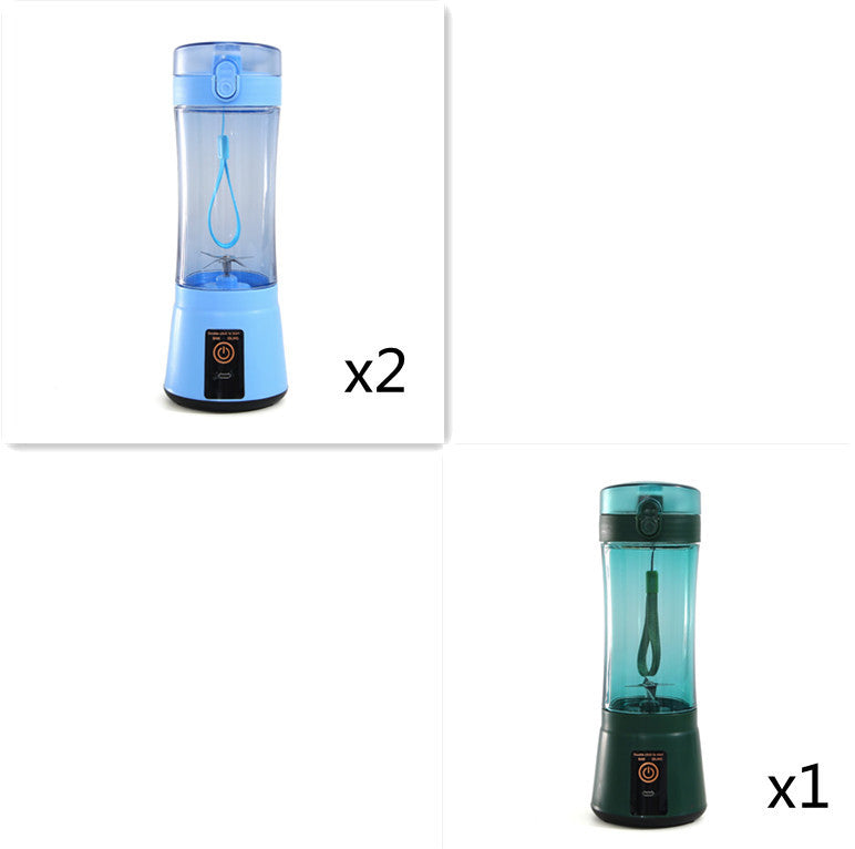Portable Electric Fruit Juicer – USB Rechargeable Mini Smoothie Blender