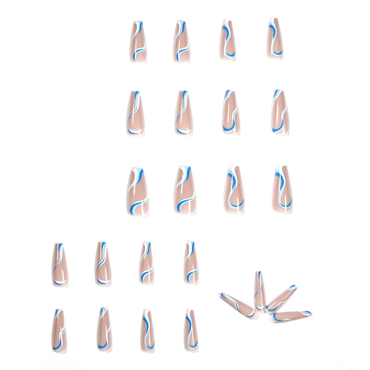 Soft Finish False Nails – Ready-to-Wear, Reusable Press-On Nail Set for Salon-Quality Manicure