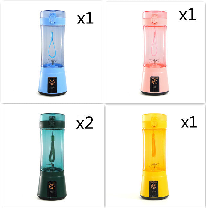 Portable Electric Fruit Juicer – USB Rechargeable Mini Smoothie Blender