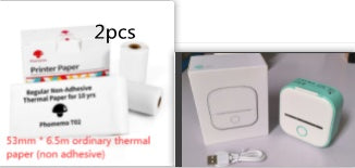 Portable Mini Thermal Label Printer – Bluetooth Sticker Maker & Photo Printer for Home, School & Office Use
