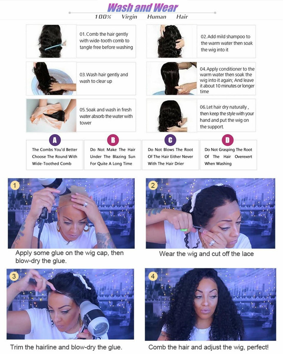 20-Inch Body Wave Lace Front Wig – 100% Brazilian Human Hair, Glueless, Pre-Plucked with Baby Hairs, 180% Density