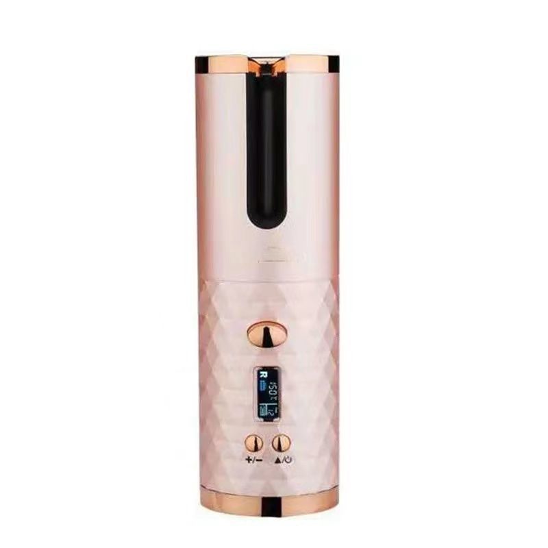 Multifunctional Automatic Wireless Curling Iron – Cordless, USB Rechargeable, LCD Display