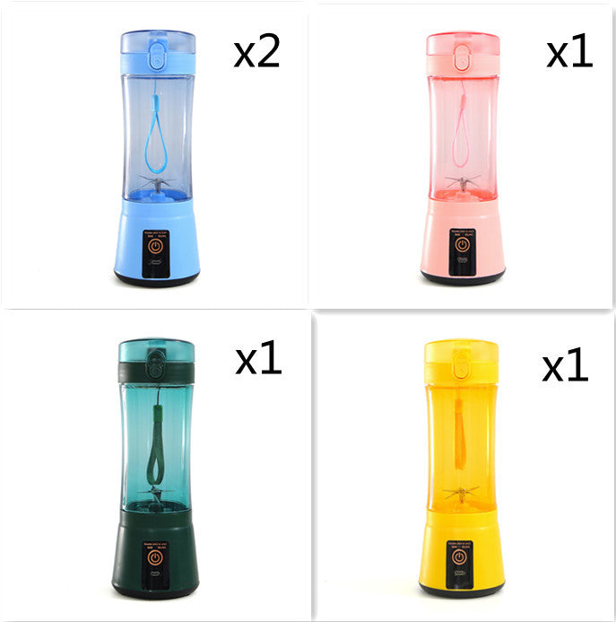 Portable Electric Fruit Juicer – USB Rechargeable Mini Smoothie Blender