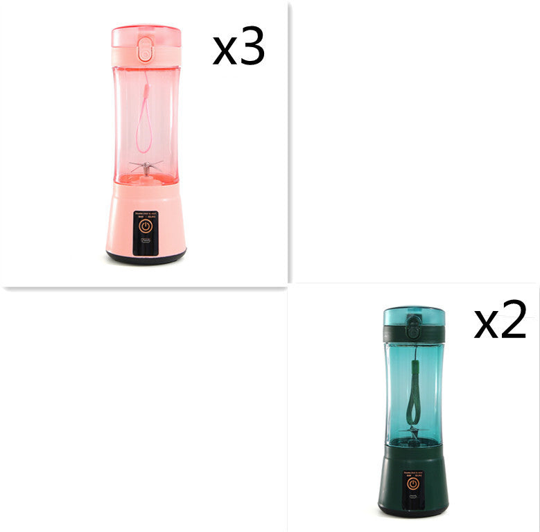 Portable Electric Fruit Juicer – USB Rechargeable Mini Smoothie Blender