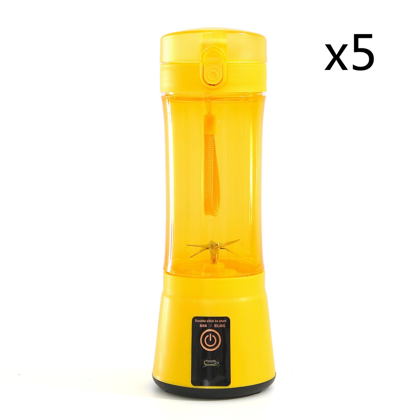Portable Electric Fruit Juicer – USB Rechargeable Mini Smoothie Blender