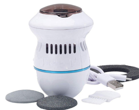 Multifunctional Electric Foot File Grinder – Rechargeable Callus Remover with Vacuum System for Smooth Feet