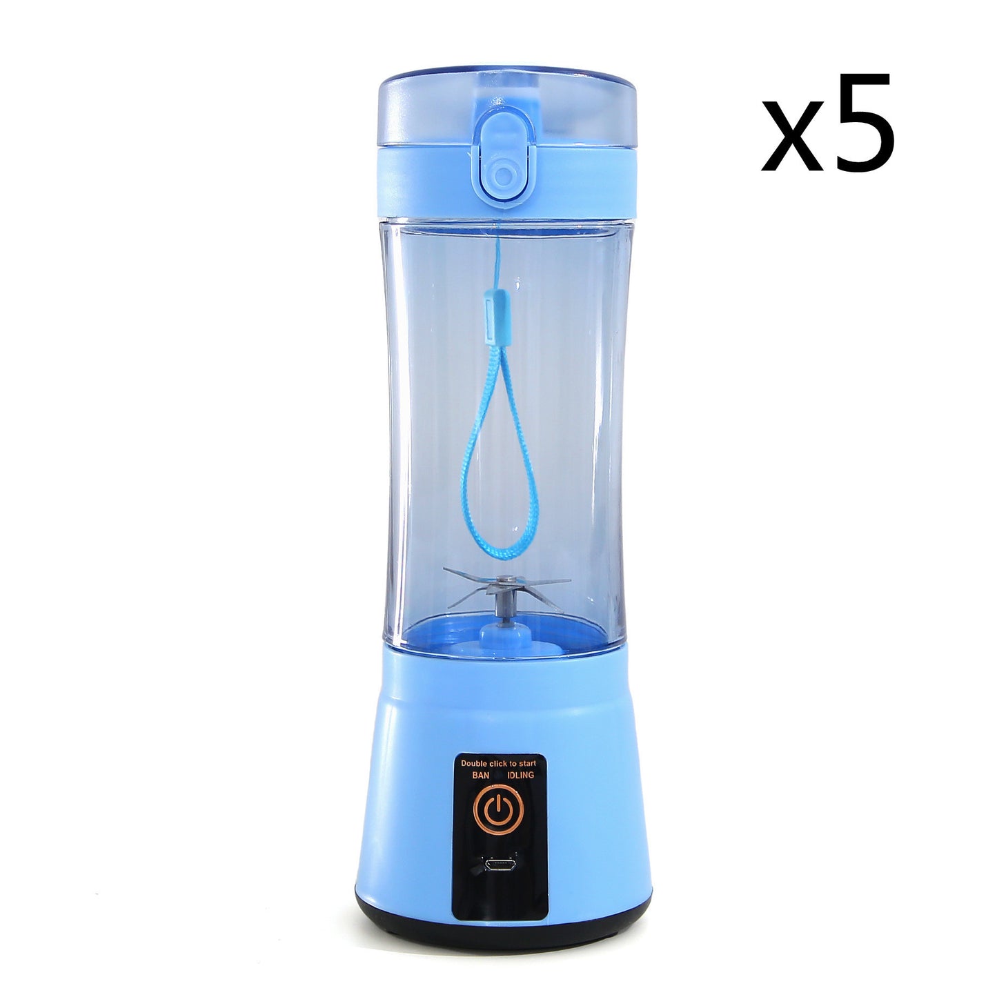 Portable Electric Fruit Juicer – USB Rechargeable Mini Smoothie Blender