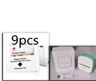 Portable Mini Thermal Label Printer – Bluetooth Sticker Maker & Photo Printer for Home, School & Office Use