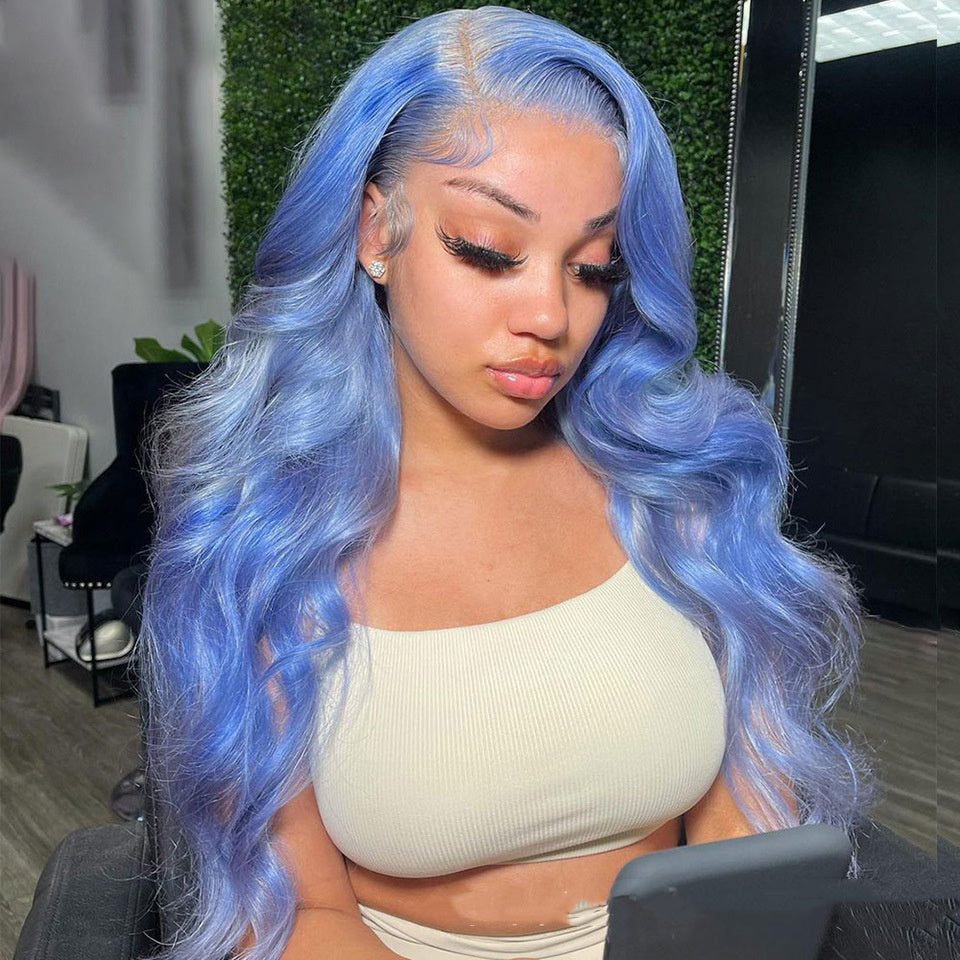 20-Inch Body Wave Lace Front Wig – 100% Brazilian Human Hair, Glueless, Pre-Plucked with Baby Hairs, 180% Density