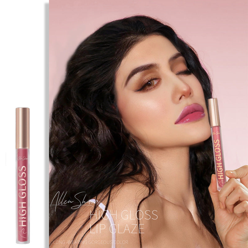 Silky Cream Texture Lip Gloss – High-Pigment, Moisturizing, Non-Sticky Lip Glaze