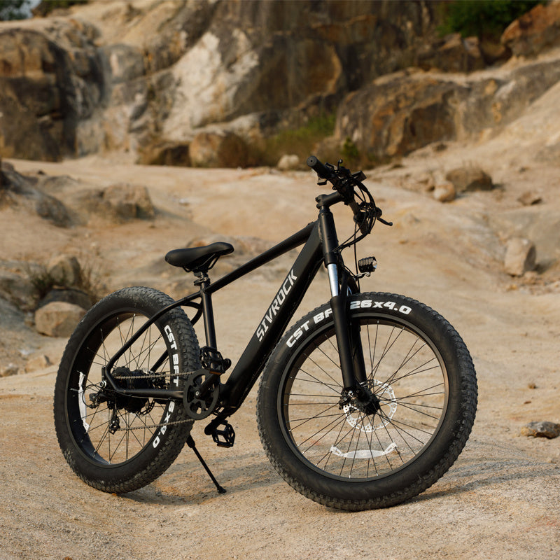 Professional 1000W Fat Tire Electric Mountain Bike – 26" x 4.0" Tires, 48V 15Ah Battery, UL & GCC Certified