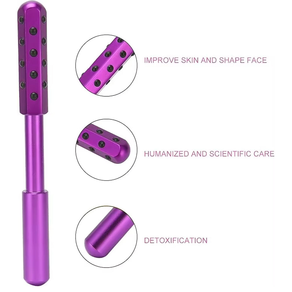 30 Germanium Beauty Stick Facial Roller & Anti-Wrinkle Face Massage Wand