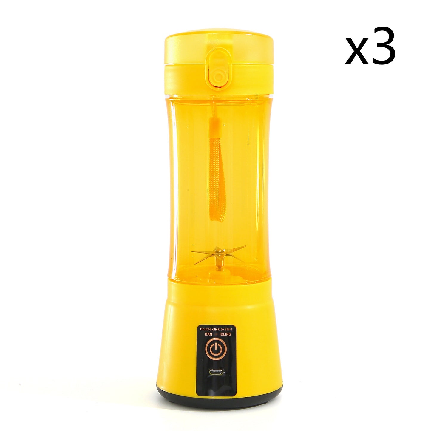 Portable Electric Fruit Juicer – USB Rechargeable Mini Smoothie Blender