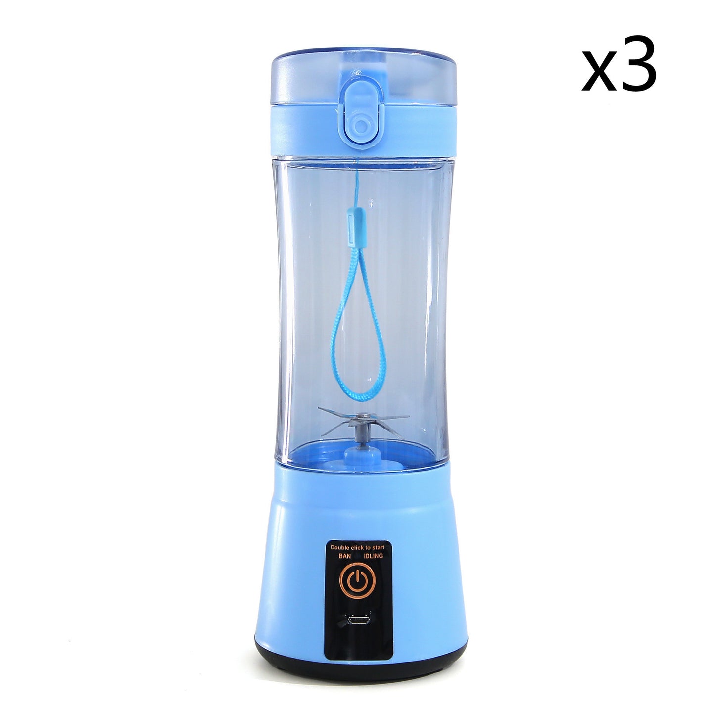 Portable Electric Fruit Juicer – USB Rechargeable Mini Smoothie Blender
