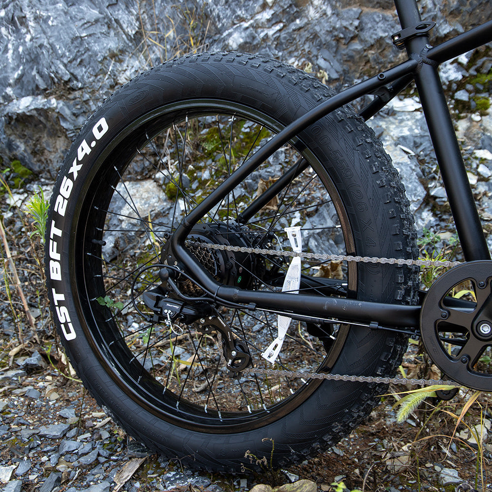 Professional 1000W Fat Tire Electric Mountain Bike – 26" x 4.0" Tires, 48V 15Ah Battery, UL & GCC Certified