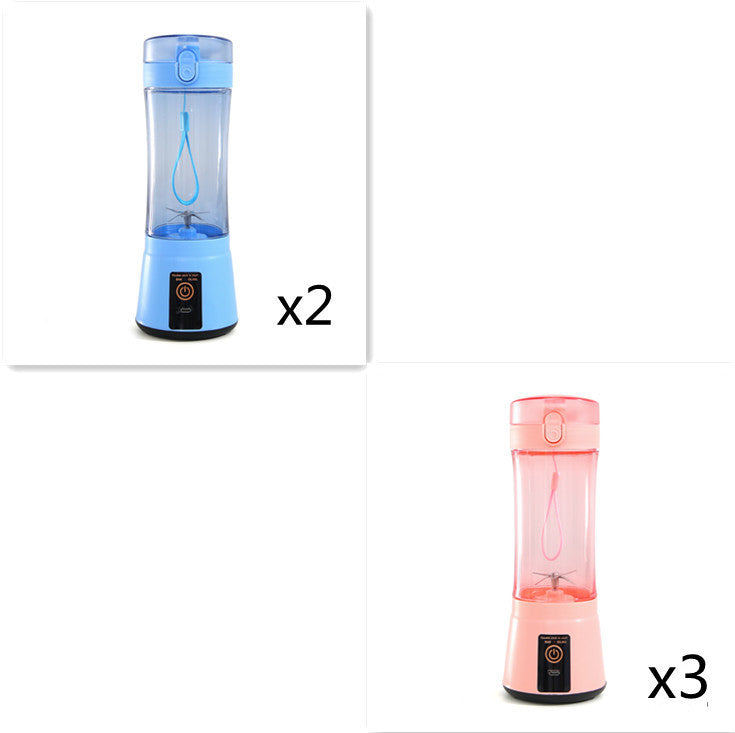 Portable Electric Fruit Juicer – USB Rechargeable Mini Smoothie Blender